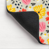 Frühlingsblumenmuster mousepad (Ecke)