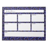 Frühlingsblumenmuster Notizblock (Vorderseite)
