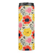 Frühlingsblumenmuster thermosbecher (Rückseite)