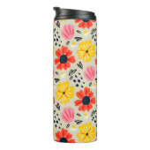 Frühlingsblumenmuster thermosbecher (Nach rechts gedreht)