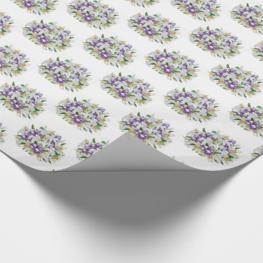 Frühlingsblumenpapier Geschenkpapier (Ecke)