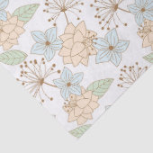Frühlingsblumenpapier Seidenpapier (Detail)