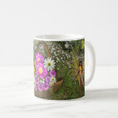Frühlingsblumensammler. kaffeetasse (VorderseiteRechts)