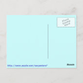 Frühlingsblumenstrauß der Blumen Postkarte (Rückseite)