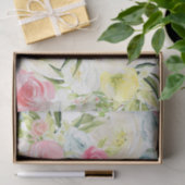 Frühlingsblumenzapier | Lebhafte Blüte Seidenpapier (Geschenk)