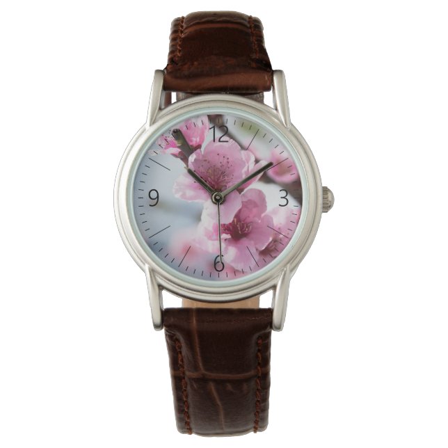 Frühlingsblüte Armbanduhr (Vorderseite)