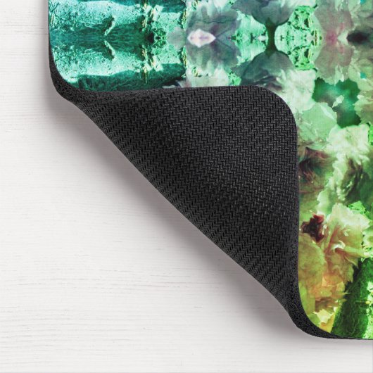 Frühlingsblüte Blume Abstrakte Blumenkunst Mousepad (Ecke)