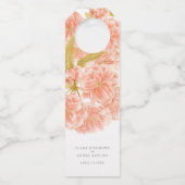 Frühlingsblüte Blütenblüte Flaschenanhänger (Vorderseite)