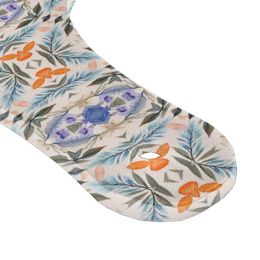 Frühlingsblüte - Botanisches Fliesenmuster Schneidebrett (Ecke)