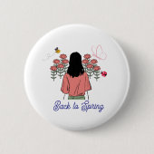 Frühlingsblüte Button (Vorderseite)