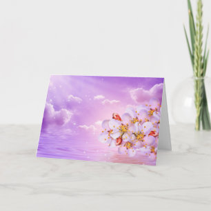 Frühlingsblüte Feiertagskarte