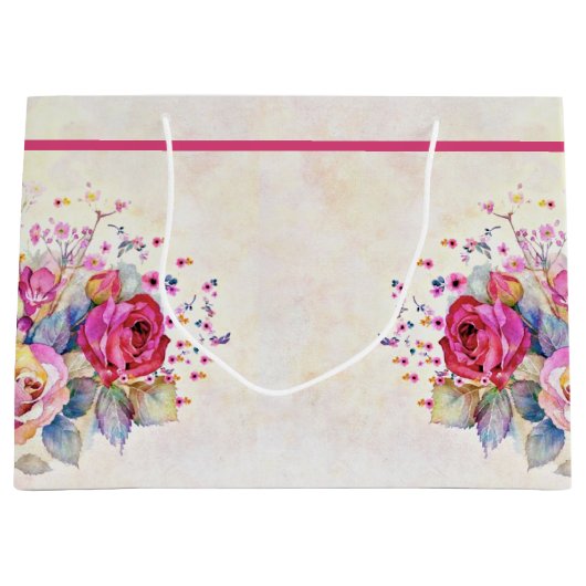 Frühlingsblüte Große Geschenktüte (Vorderseite)