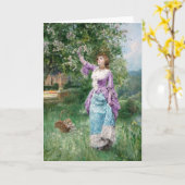 Frühlingsblüte | Henry John Yeend King Karte (Gelbe Blume)