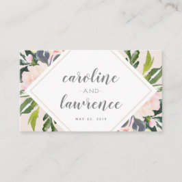 Frühlingsblüte | Hochzeitsflatkarte Platzkarte