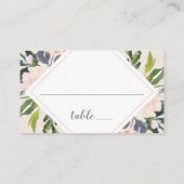 Frühlingsblüte | Hochzeitsflatkarte Platzkarte (Rückseite)