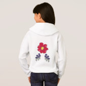 Frühlingsblüte Hoodie (Schwarz voll)
