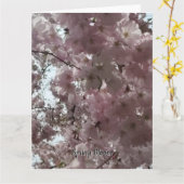 Frühlingsblüte Karte (Gelbe Blume)