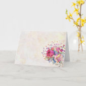 Frühlingsblüte Karte (Gelbe Blume)