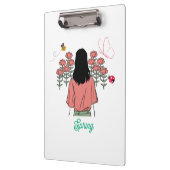 Frühlingsblüte Klemmbrett (Links)