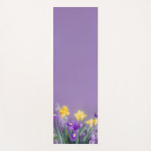 Frühlingsblüte & Lavendel Himmel Reversible Yogamatte (Vorderseite)