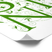 Frühlingsblüte Poster (Ecke)