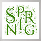 Frühlingsblüte Poster (Vorne)