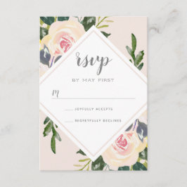Frühlingsblüte | RSVP-Hochzeitkarte RSVP Karte