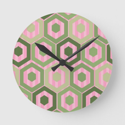 Frühlingsblüte Runde Wanduhr (Vorderseite)