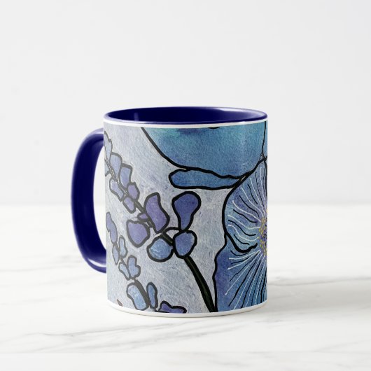 Frühlingsblüte Tasse (Vorderseite Links)