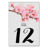 Frühlingsblüte Tischnummer (Vorderseite)