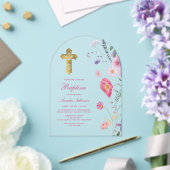 Frühlingsblüte Wildblumen Acryleinladungen (Insitu (Hochzeit))