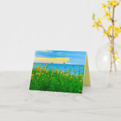 Frühlingsblüten auf See Karte  (Gelbe Blume)