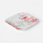 Frühlingsblüten Blumenblütenpapier Brautparty Tell Pappteller (Gewinkelt)