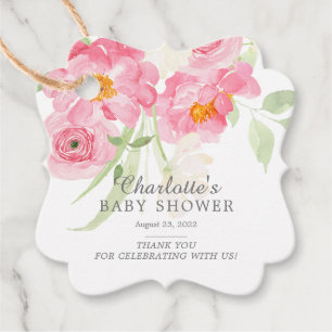 Frühlingsblüten Blütendusche Begrüßungstags Geschenkanhänger