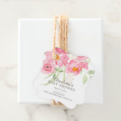 Frühlingsblüten Blütendusche Begrüßungstags Geschenkanhänger (Beispiel)