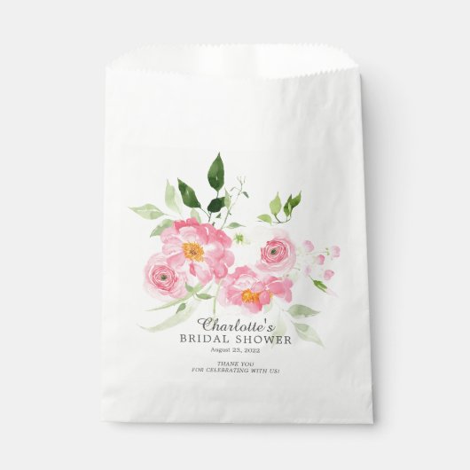 Frühlingsblüten Brautparty Geschenktütchen (Vorderseite)