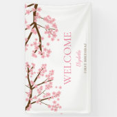 Frühlingsblüten der ersten Geburtstagsfeier Niedli Banner (Vertikal)