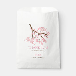 Frühlingsblüten der ersten Geburtstagsfeier Niedli Geschenktütchen