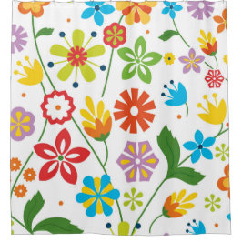 Frühlingsblüten Duschvorhang