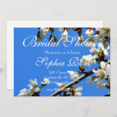 Frühlingsblüten Einladung (Vorne/Hinten)