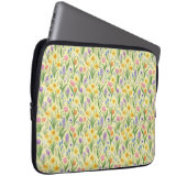 Frühlingsblüten-Explosion-Muster Laptopschutzhülle (Vorne Rechts)