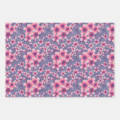 Frühlingsblüten geschenkpapier set (Vorderseite 3)