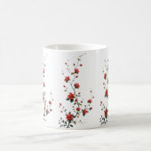 Frühlingsblüten in ruhiger Blüte Kronblätter flüst Kaffeetasse (Mittel)