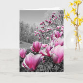 Frühlingsblüten Karte (Gelbe Blume)