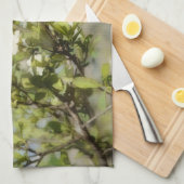 Frühlingsblüten Kunst Küchenhandtuch Geschirrtuch (Viertel Falte)
