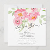 Frühlingsblüten Liebe ist in Blüteneinladung Einladung (Vorderseite)