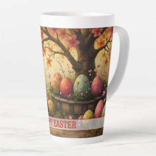 Frühlingsblüten-Magie mit Oster-Ei-Pracht Milchtasse