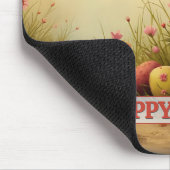 Frühlingsblüten-Magie mit Oster-Ei-Pracht Mousepad (Ecke)