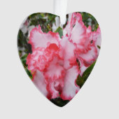 Frühlingsblüten mit doppeltem Rot und weißem Azale Ornament (Vorderseite)