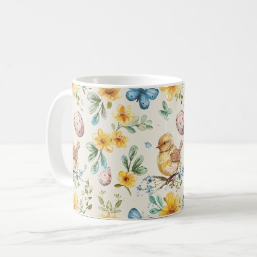 Frühlingsblüten Ostern 1 Kaffeetasse (Vorderseite Links)